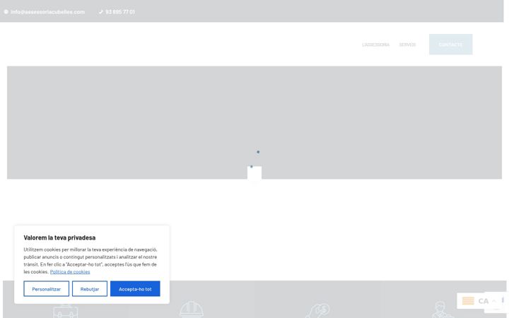 Skärmbild av assessoriacubelles.com