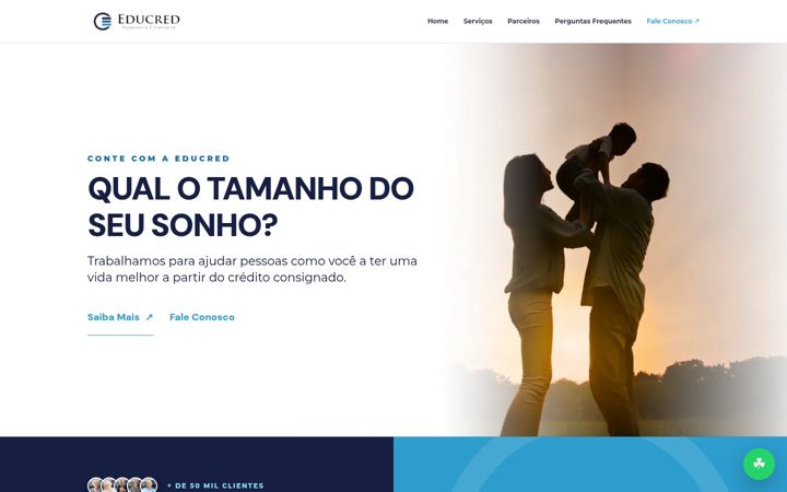 Screenshot of assessoriaeducred.com.br