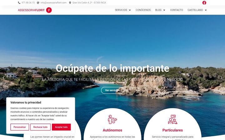 Ekrano kopija assessoriaflorit.com