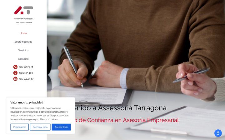 Screenshot of assessoriatarragona.es