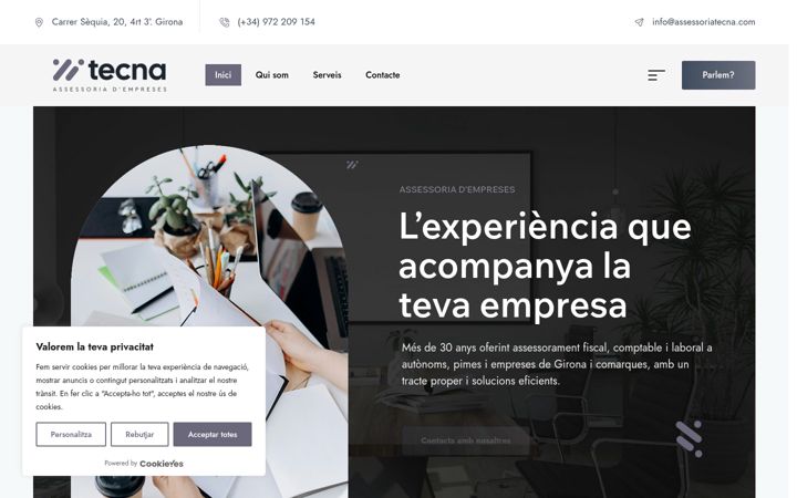 Екранна снимка на assessoriatecna.com