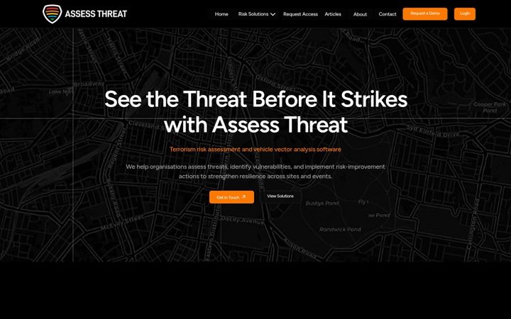 Екранна снимка на assessthreat.com