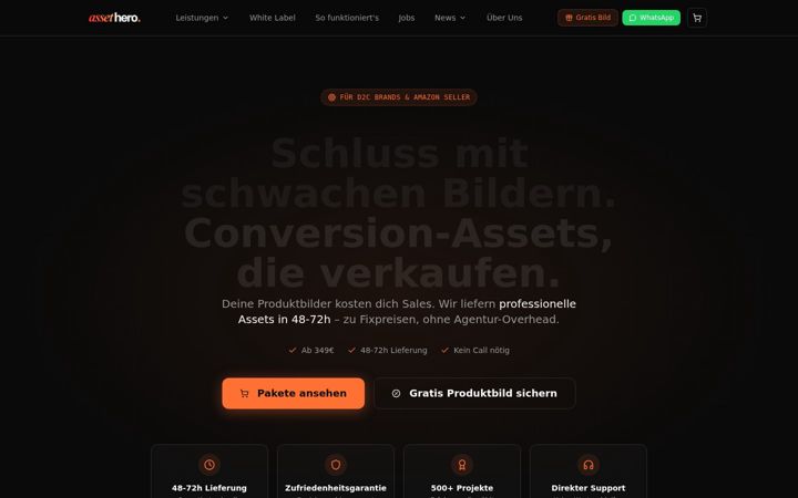 Screenshot of asset-hero.de