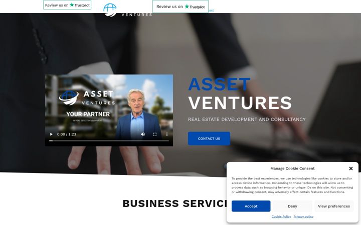Screenshot of asset-ventures-fze.com