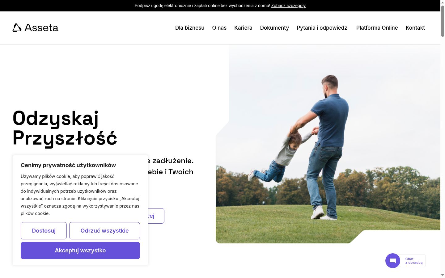 Screenshot tal-banner tal-kunsens muri qabel kwalunkwe interazzjoni