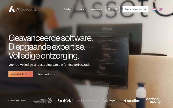 Ekrano kopija assetcare.nl