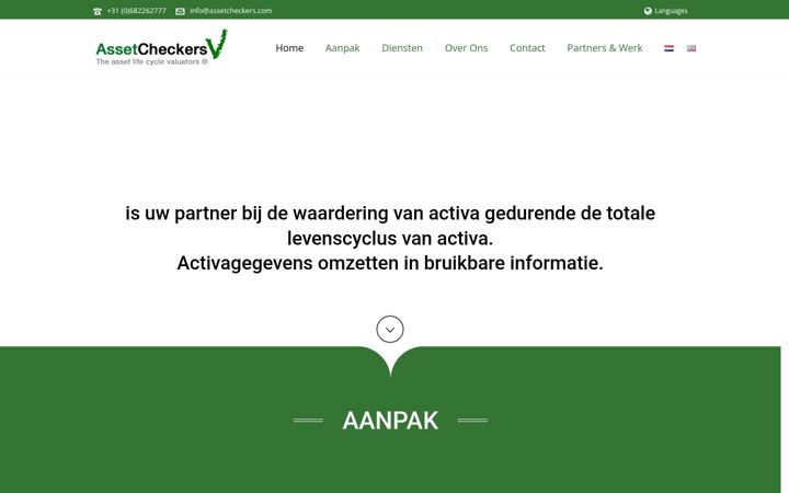 Screenshot of assetcheckers.com