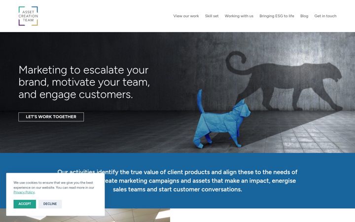 Screenshot of assetcreationteam.com