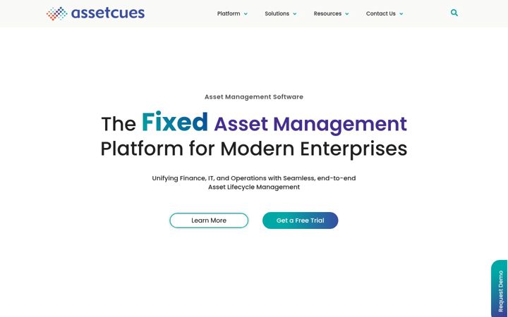 Screenshot of assetcues.com