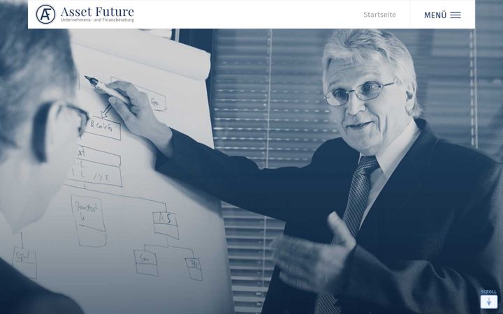Captură de ecran a assetfuture.de