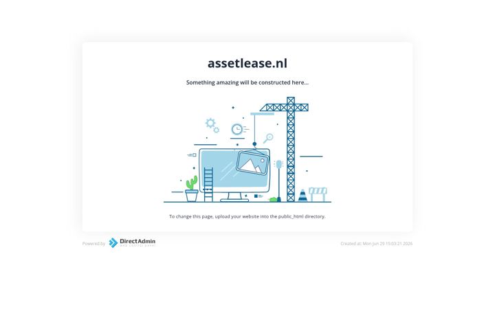 Screenshot of assetlease.nl