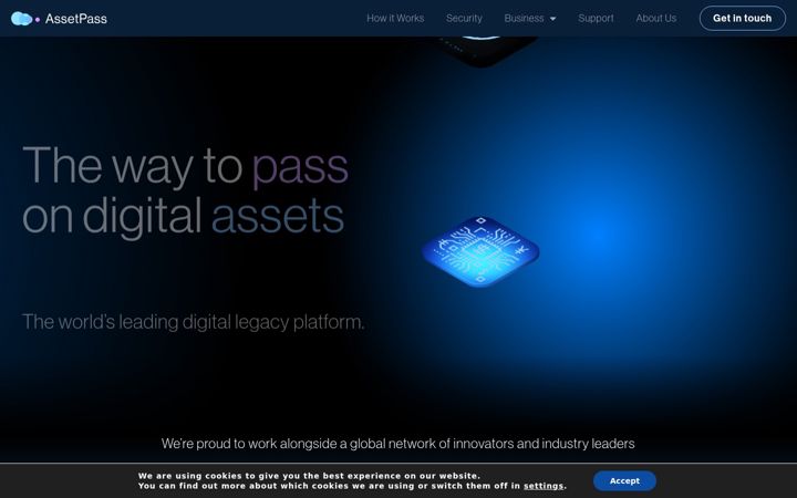 Screenshot of assetpass.com