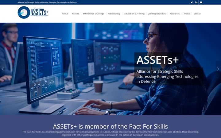 Screenshot of assets-plus.eu