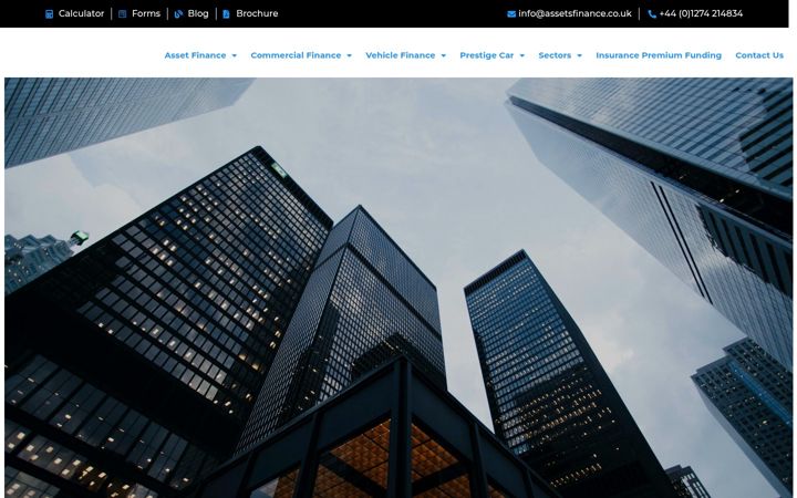 Screenshot of assetsfinance.co.uk