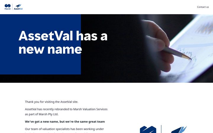 Ekrano kopija assetval.com.au
