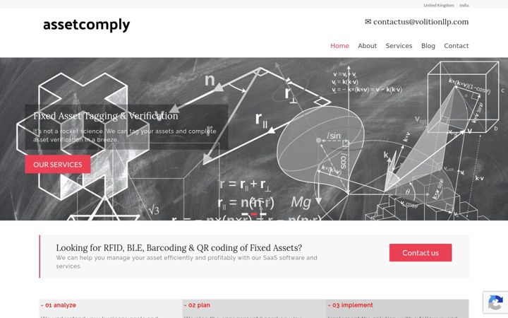 Screenshot of assetverificationtagging.com