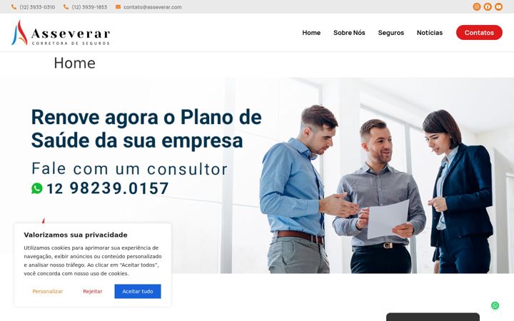 Screenshot of asseverar.com