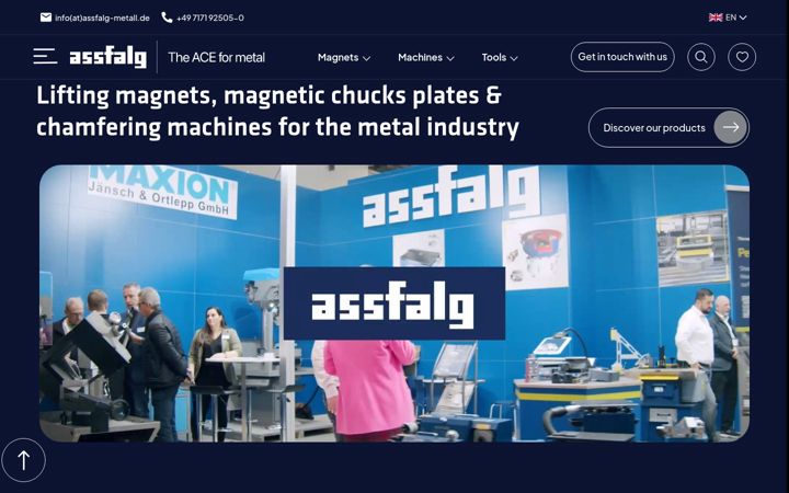 Screenshot of assfalg-metal.com
