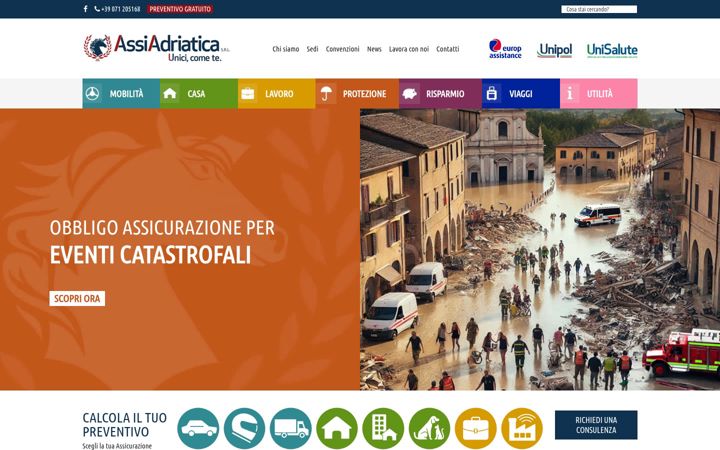 Screenshot ta' assiadriatica.it