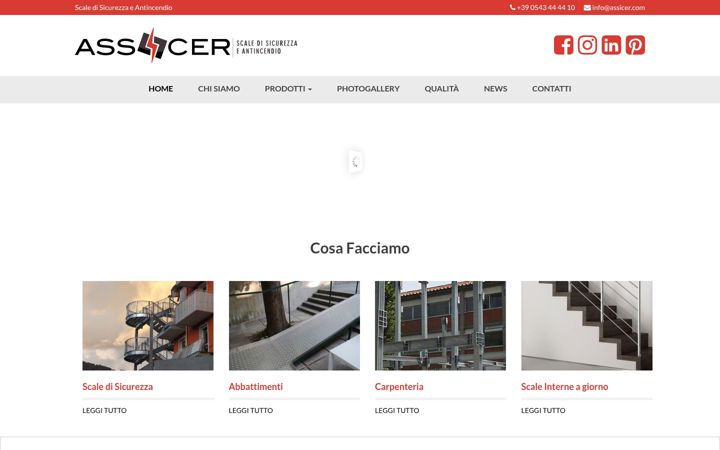 Screenshot of assicer.com