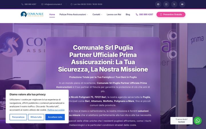 Screenshot of assicomunale.it