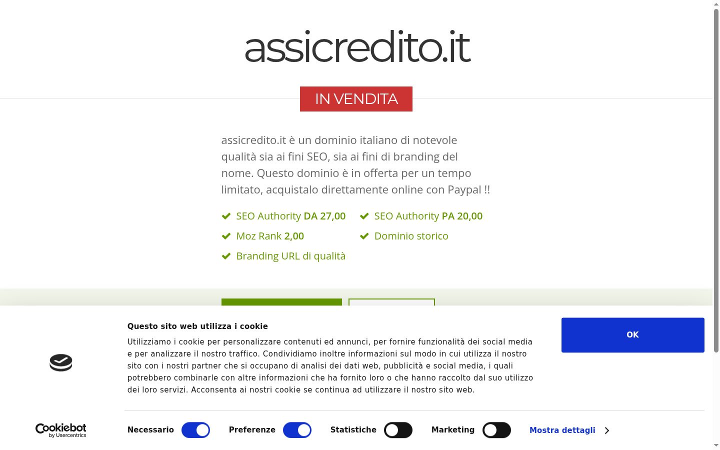 Captura de ecrã do banner de consentimento apresentado antes de qualquer interação