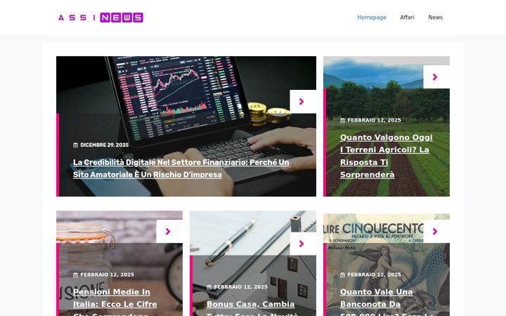 Screenshot of assicurafacile.it
