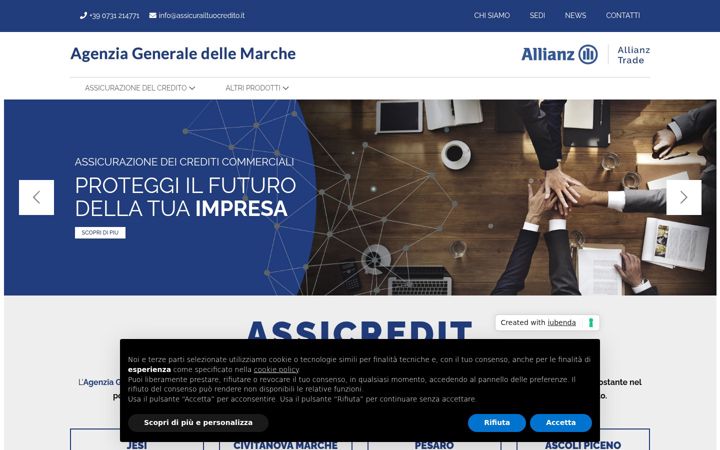Screenshot of assicurailtuocredito.it