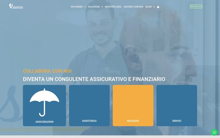 Екранна снимка на assicurapoint.it