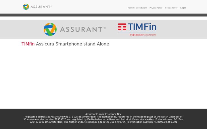 Screenshot of assicurastandalone.com