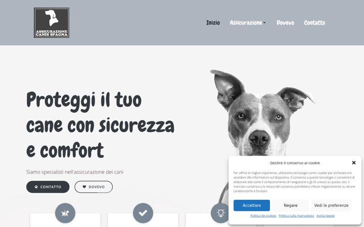 Screenshot of assicurazione-cani-spagna.com