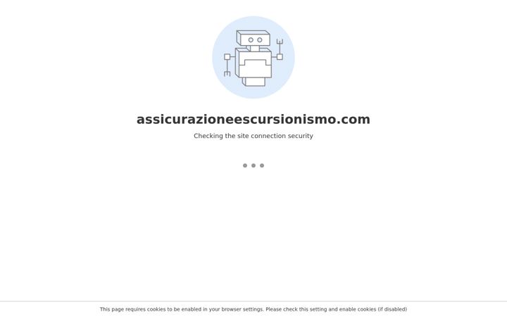 Screenshot of assicurazioneescursionismo.com