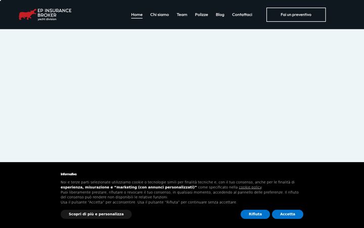 Screenshot of assicurazionefuoribordo.com