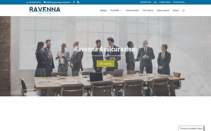 Screenshot of assicurazioneravenna.it