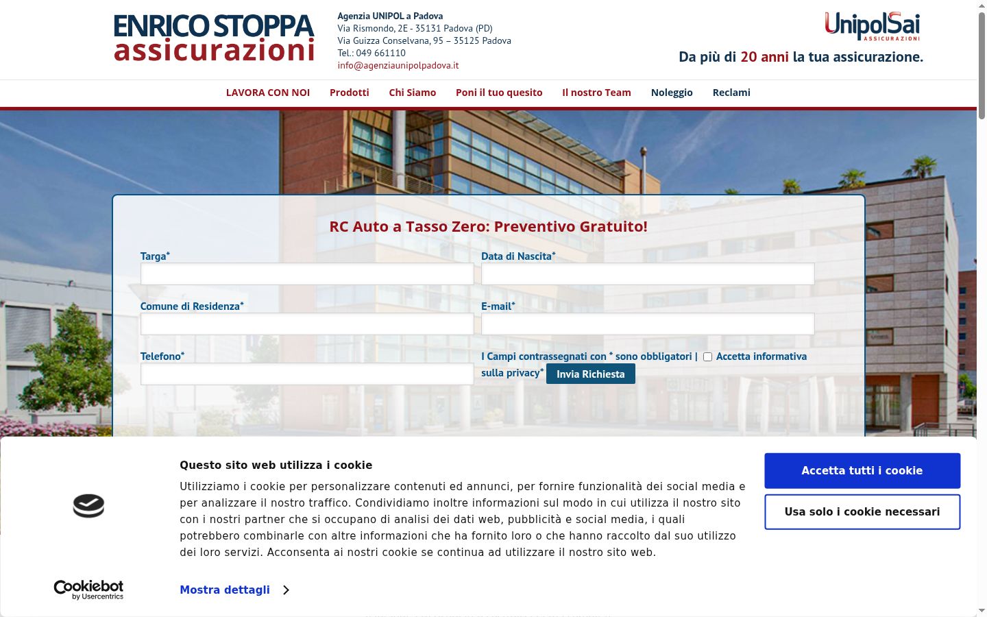 Kuvakaappaus suostumusbannerista, joka näytettiin ennen mitään vuorovaikutusta
