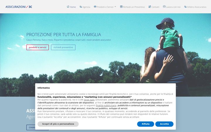 Screenshot of assicurazioni3c.it