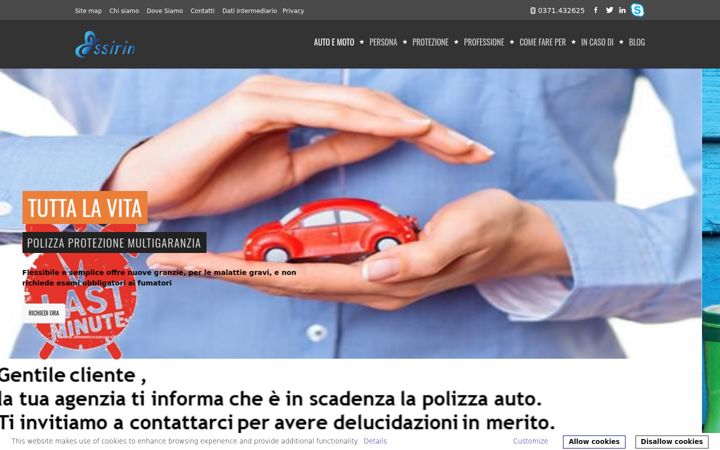 Screenshot of assicurazioniassirin.it