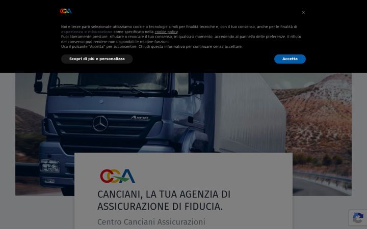 Screenshot von assicurazionicanciani.com