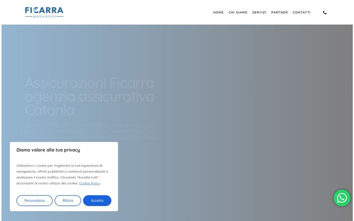 Screenshot of assicurazionificarra.it