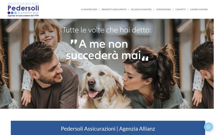 Screenshot of assicurazionipedersoli.it