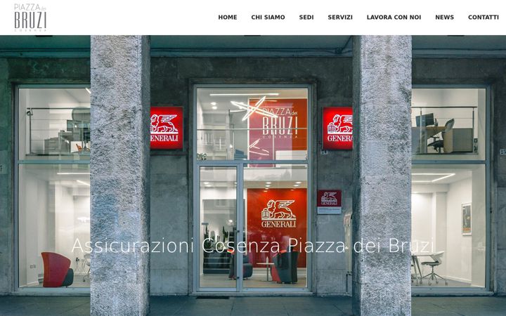 Screenshot di assicurazionipiazzadeibruzi.it