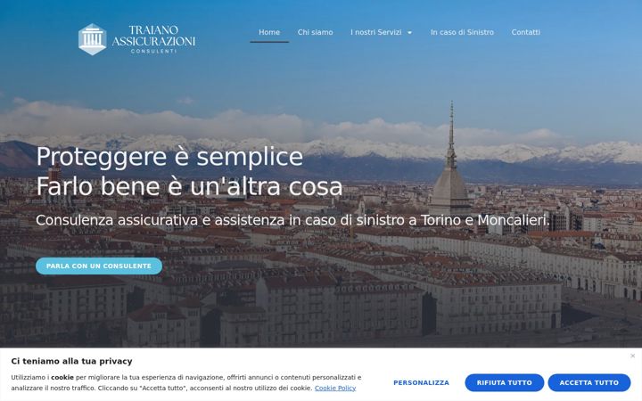 Screenshot of assicurazionitraiano.it