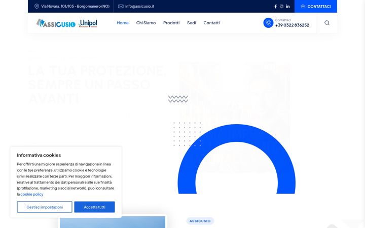 Screenshot von assicusio.com