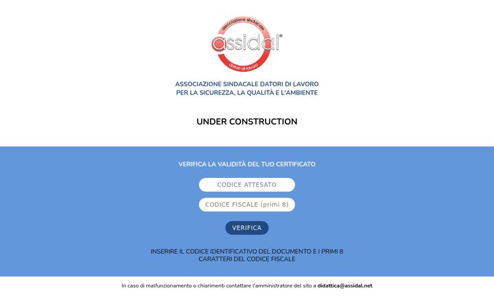 Screenshot of assidal.net