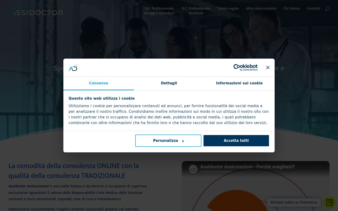 Screenshot tal-banner tal-kunsens muri qabel kwalunkwe interazzjoni