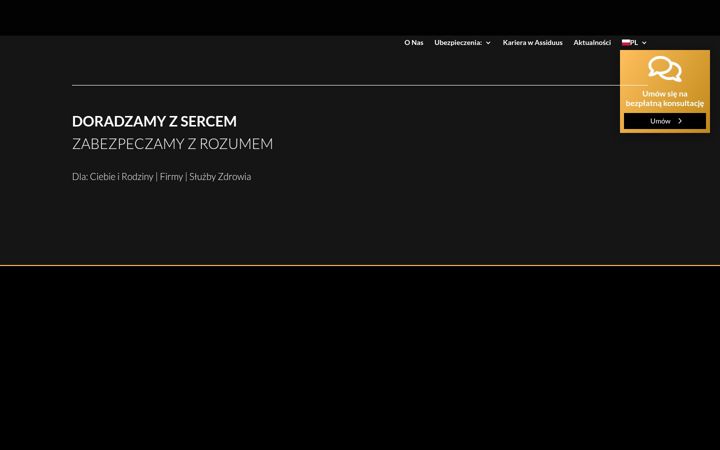 Captură de ecran a assiduus.pl