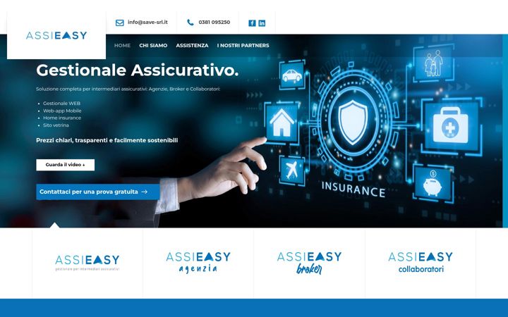 Posnetek zaslona assieasy.com