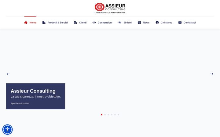 Captură de ecran a assieurconsulting.it