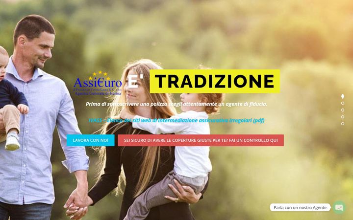 Posnetek zaslona assieuro.com