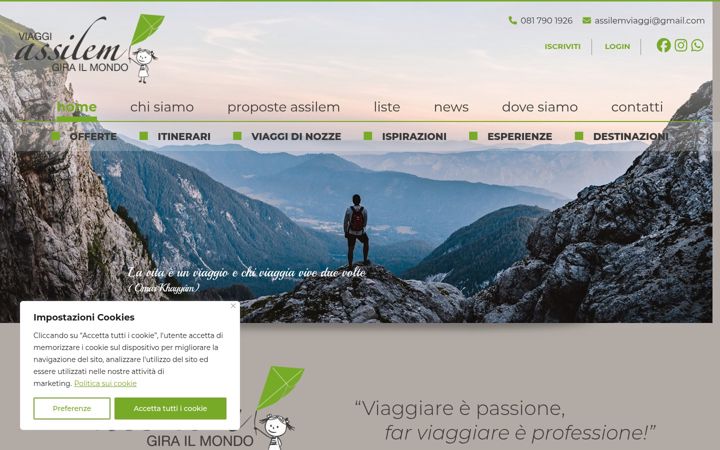 Képernyőkép: assilemviaggi.it